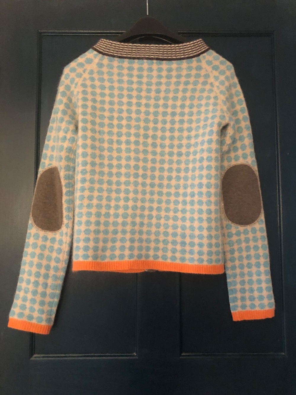 Orla Kiely Aqua Polkadotted Cardigan Size 4 US / Size 1 - Picture 2 of 3